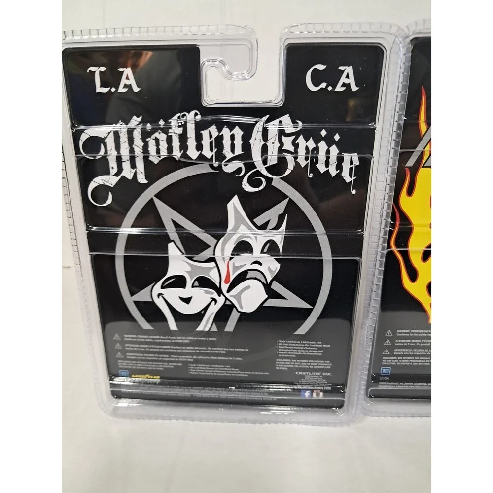 M2 Machines Rock Legends Motley Crue 69 Pontiac GTO Judge & 70 Chevelle Set
